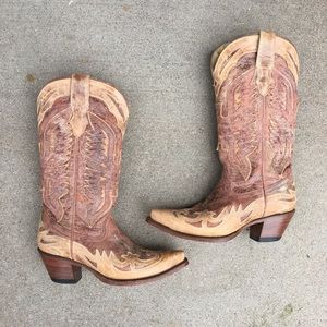 Corral Women’s 7.5 Boot Western Antique Crackle